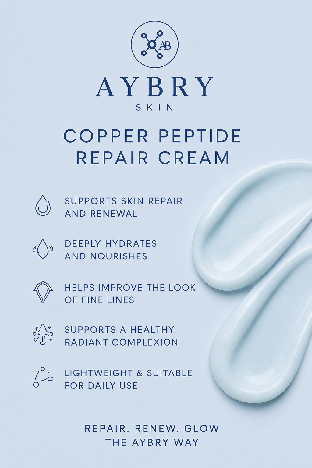 AYBRY skin | Copper peptide repair cream ⭐️⭐️⭐️⭐️⭐️
